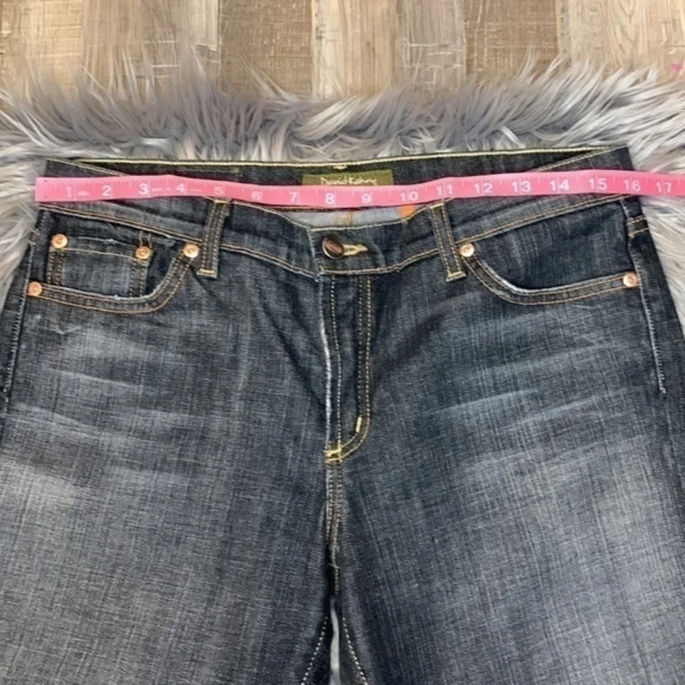 David Kahn Nikki boot cut jeans washed black size 30